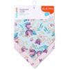 BabyOno Be Active Bandana Bib лигавник за деца от раждането им Floral 2 бр.