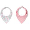 BabyOno Be Active Bandana Bib лигавник за деца от раждането им Leaves 2 бр.