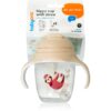 BabyOno Be Active Sippy Cup with Weighted Straw преходна чаша със сламка 6 m+ Sloth 240 мл.
