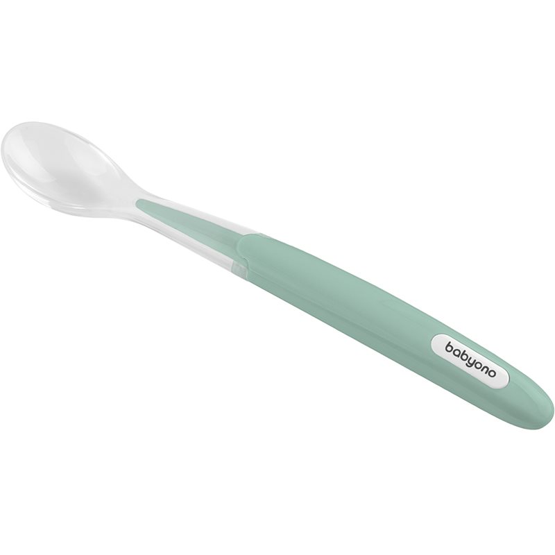 BabyOno Be Active Soft Spoon лъжичка Mint 6 m+ 1 бр.