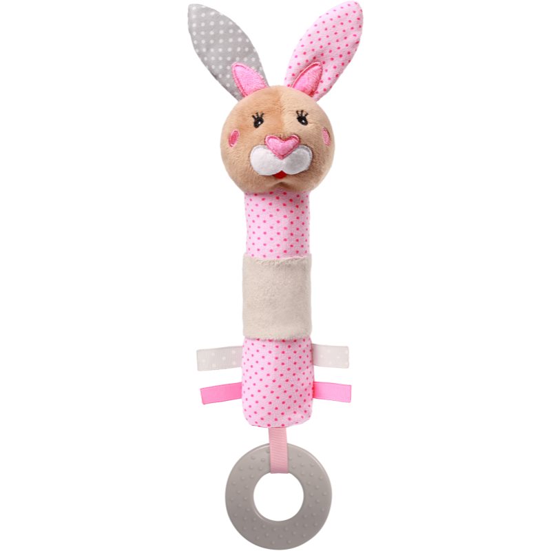 BabyOno Have Fun Baby Squeaker плюшена играчка със свирка Bunny Julia 1 бр.
