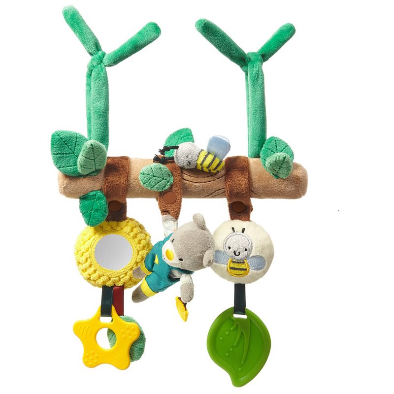 BabyOno Have Fun Educational Toy контрастна играчка за окачане Gardener Teddy 1 бр.