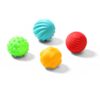 BabyOno Have Fun Sensory Balls меки сензорни топчета 6 m+ 4 бр.