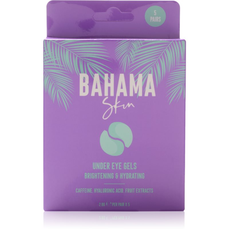 Bahama Skin Under Eyes Gels хидрогелова маска за зоната около очите за освежаване и хидратация 5x2 бр.