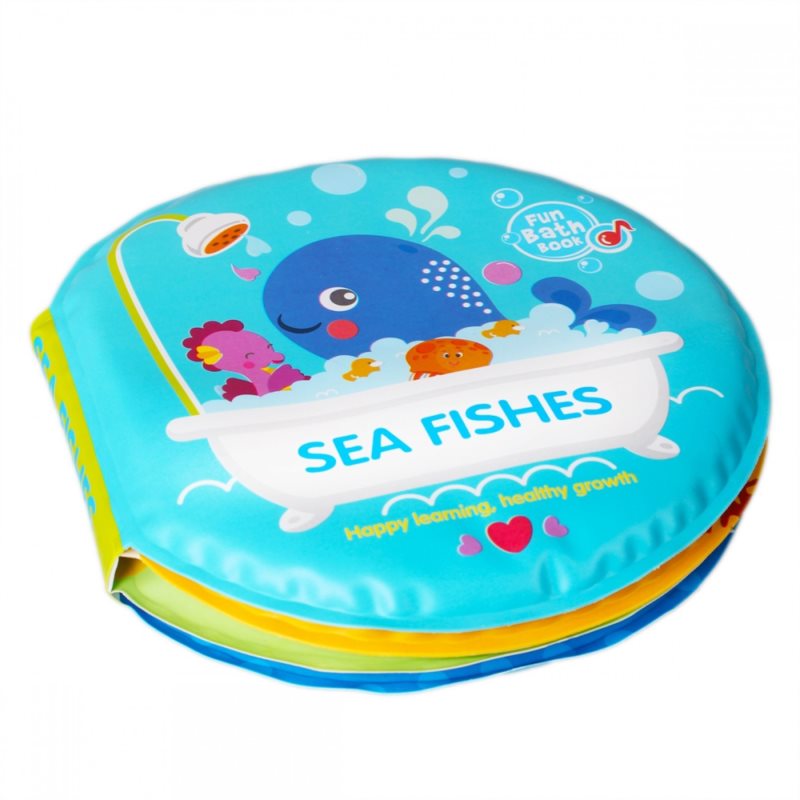 Bam-Bam Bath Book книжка за вода 6m+ Sea Fishes 1 бр.