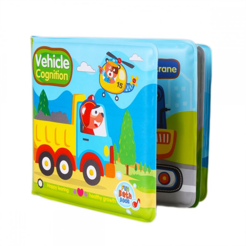 Bam-Bam Bath Book книжка за вода 6m+ Vehicle 1 бр.