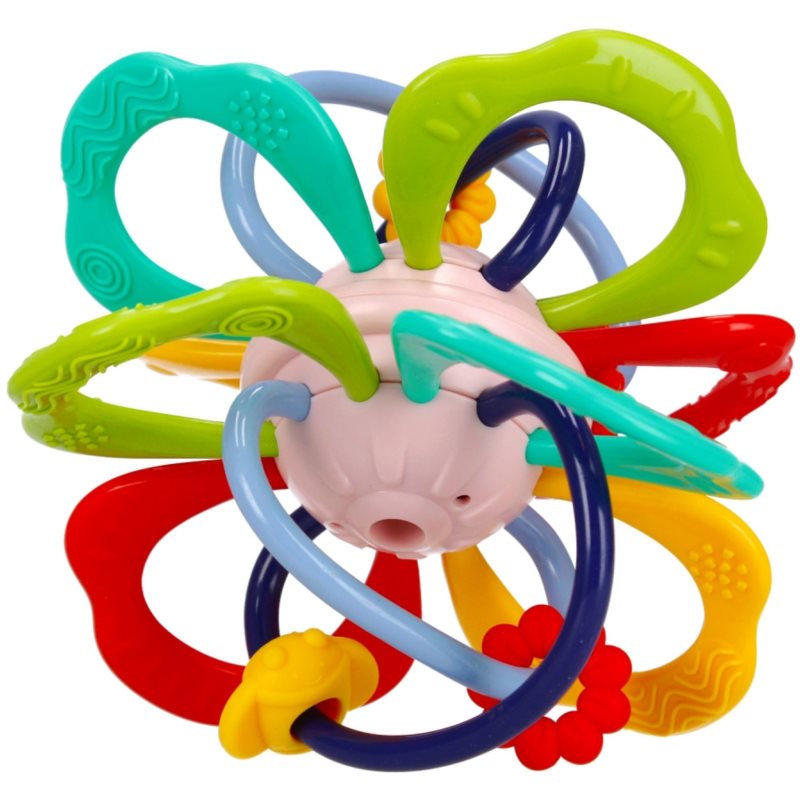 Bam-Bam Sensory Ball гризалка с дрънкалка 6m+ 1 бр.