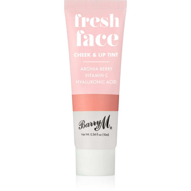 Barry M Fresh Face течен руж и блясък за устни цвят Peach Glow 10 мл.