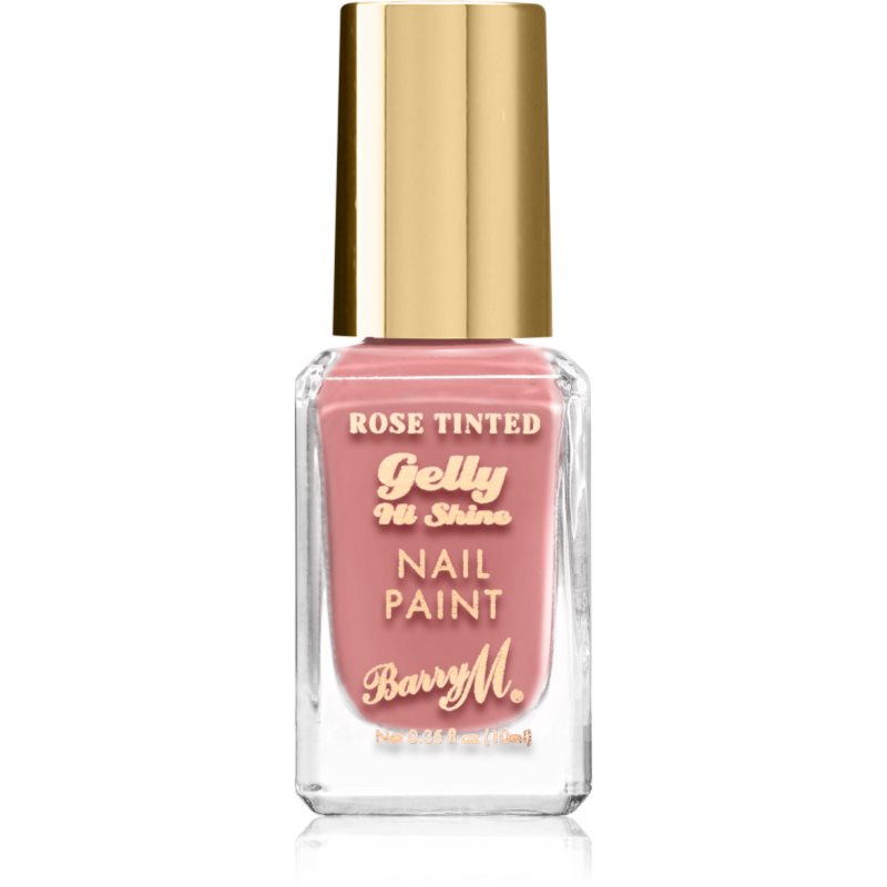 Barry M Gelly Hi Shine Rose Tinted лак за нокти цвят Crushed 10 мл.