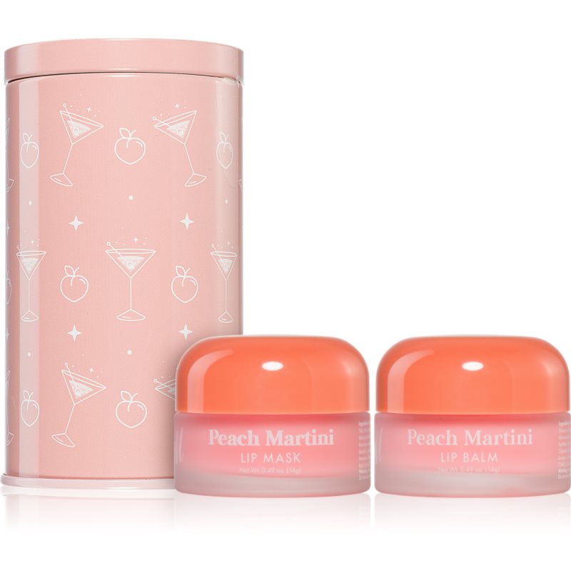 Barry M Lip Care Duo подаръчен комплект за устни с аромат Peach Martini на ниска цена