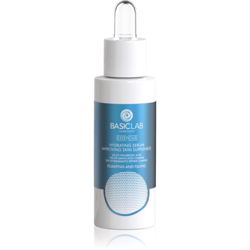 BasicLab Cosmetology Esteticus запълващ серум с хидратиращ ефект 4% Hyaluronic Acid 30 мл.