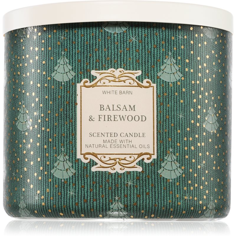 Bath & Body Works Balsam & Firewood ароматна свещ 411 гр.