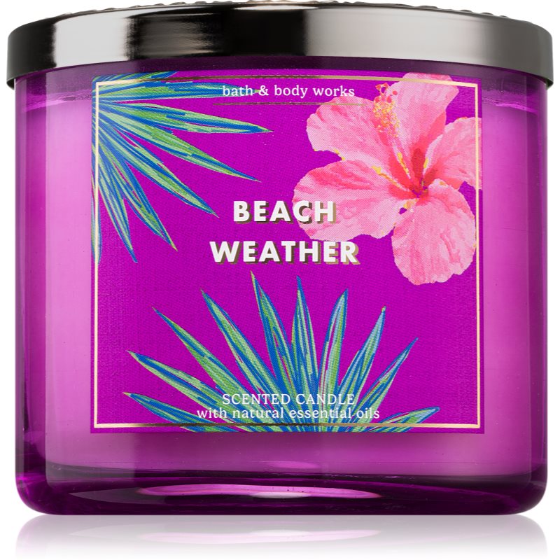 Bath & Body Works Beach Weather ароматна свещ 411 гр.