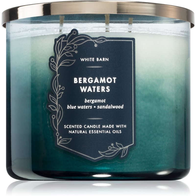 Bath & Body Works Bergamot Waters ароматна свещ 411 гр.