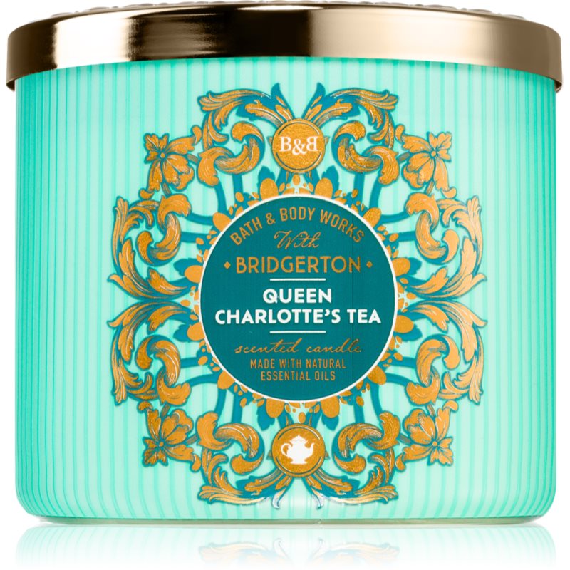 Bath & Body Works Bridgerton Queen Charlotte's Tea ароматна свещ 411 гр.