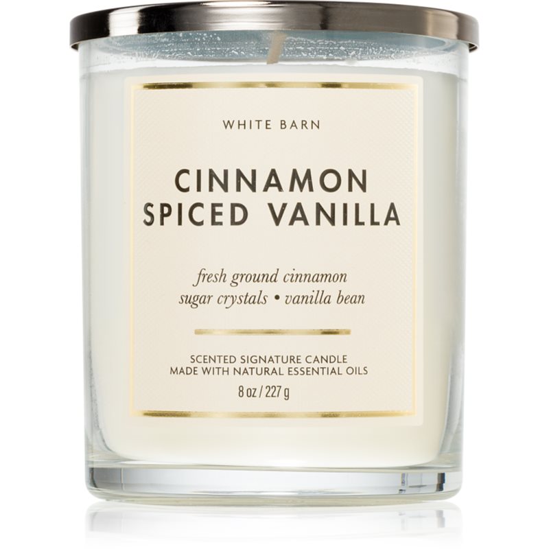 Bath & Body Works Cinnamon Spiced Vanilla ароматна свещ 227 гр.