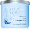 Bath & Body Works Iced Coconut Milk ароматна свещ 411 гр.
