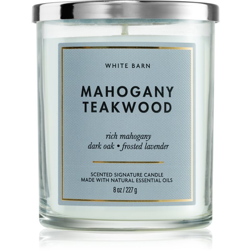 Bath & Body Works Mahogany Teakwood ароматна свещ 227 гр.