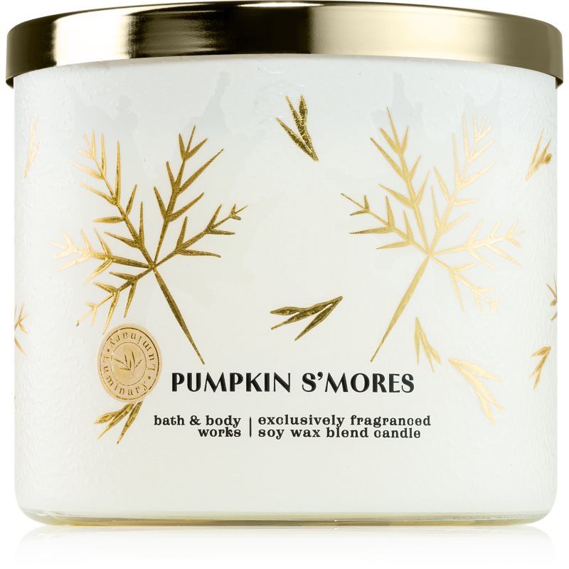 Bath & Body Works Pumpkin Smores ароматна свещ 411 гр.