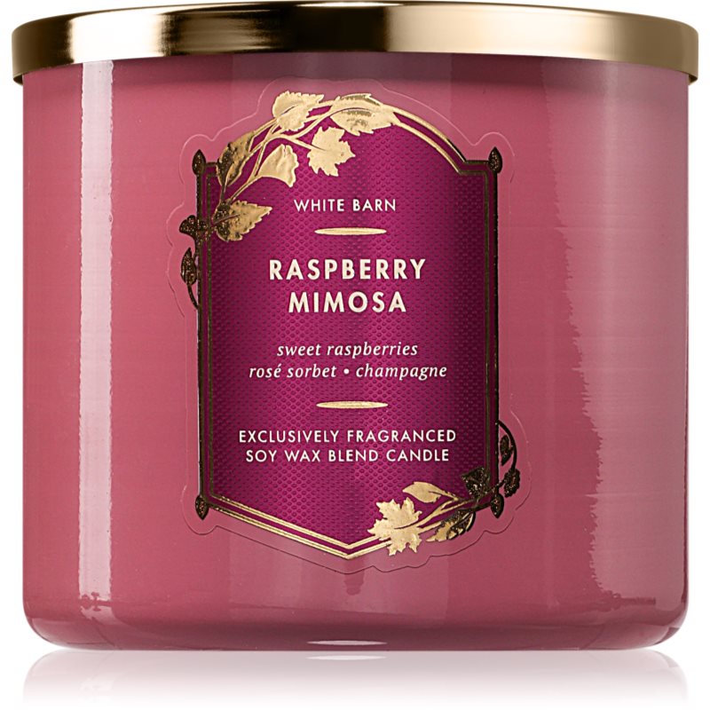 Bath & Body Works Raspberry Mimosa ароматна свещ 411 гр.