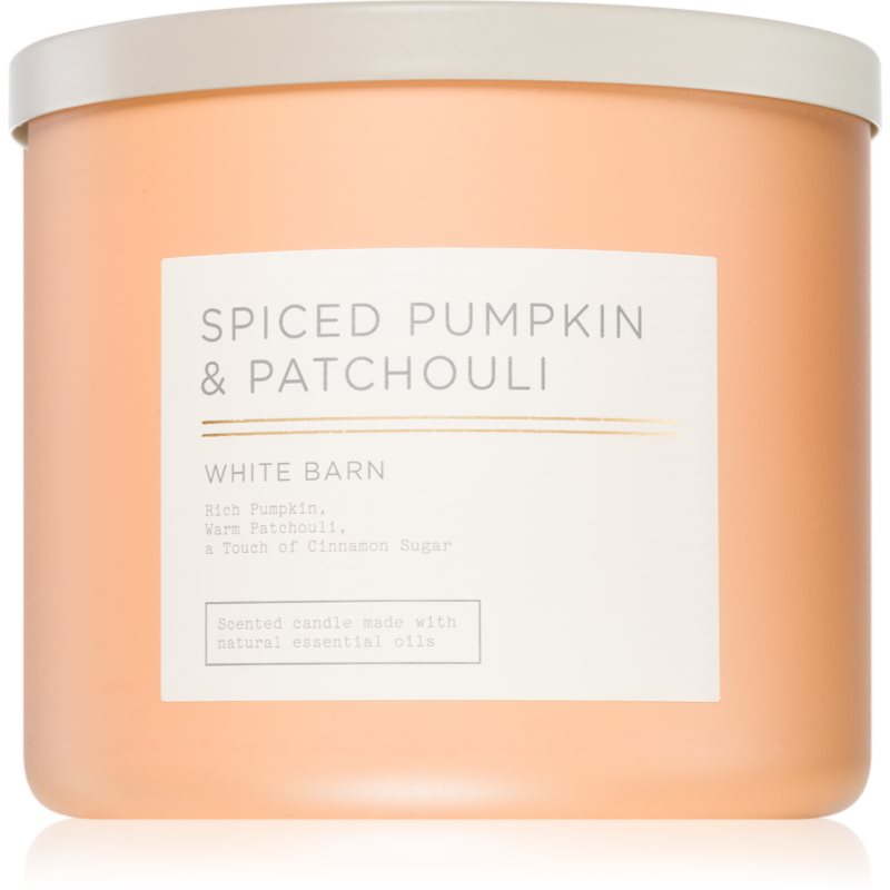 Bath & Body Works Spiced Pumpkin & Patchouli ароматна свещ I. 411 гр.