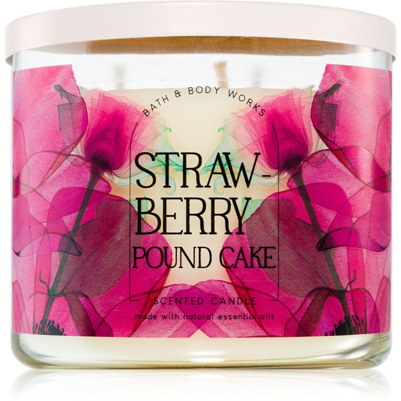 Bath & Body Works Strawberry Pound Cake ароматна свещ 411 гр.