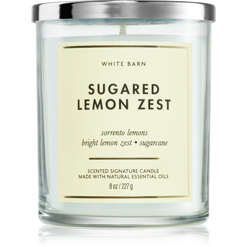 Bath & Body Works Sugared Lemon Zest ароматна свещ 227 гр.