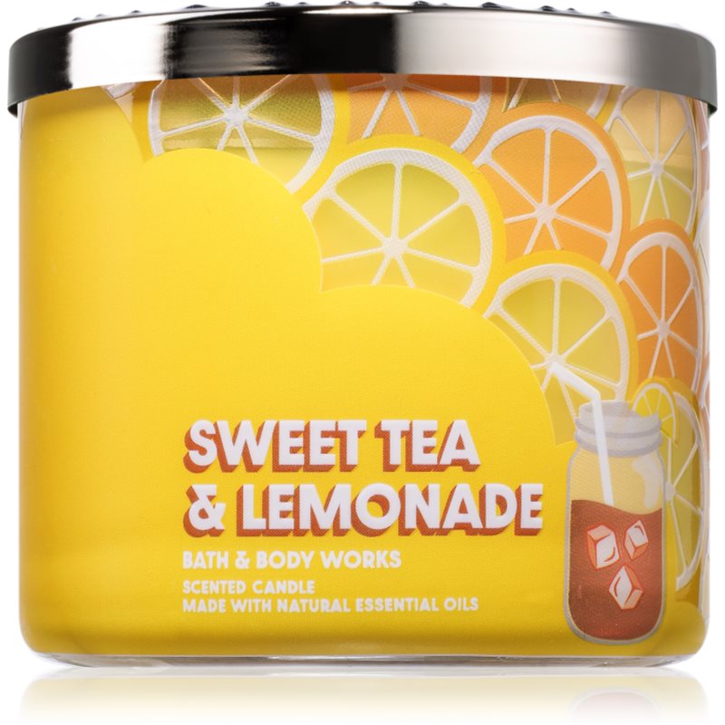 Bath & Body Works Sweet Tea & Lemonade ароматна свещ 411 гр.