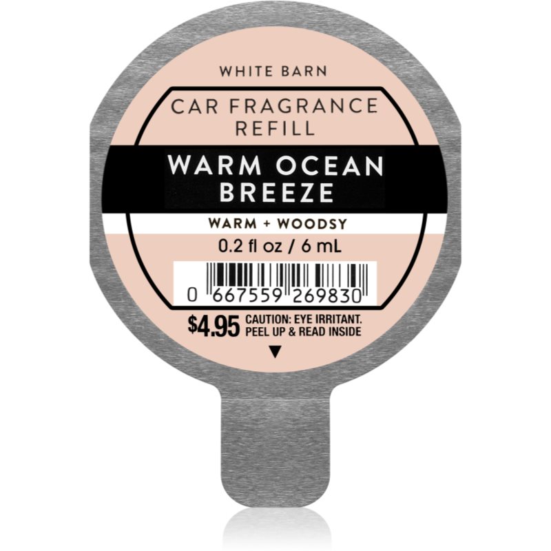 Bath & Body Works Warm Ocean aроматизатор за автомобил пълнител 6 мл.