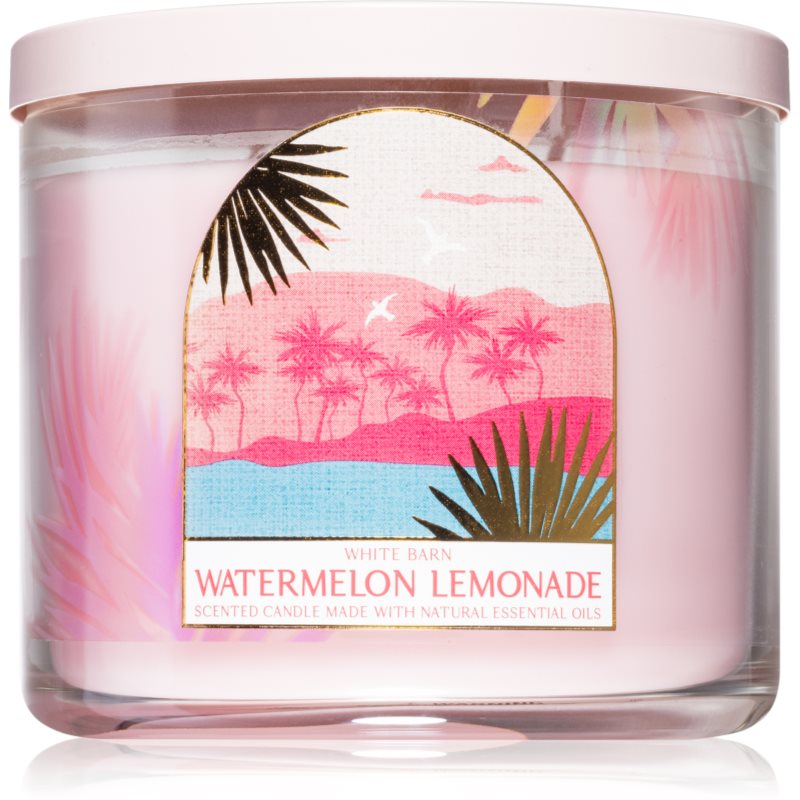 Bath & Body Works Watermelon Lemonade ароматна свещ 411 гр.