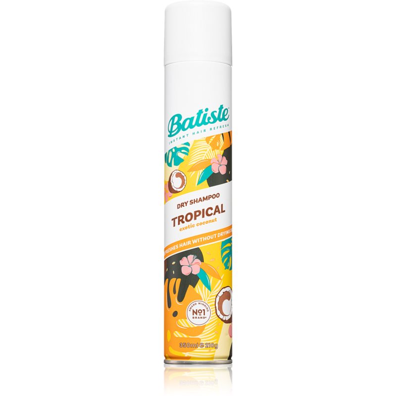 Batiste Tropical освежаващ сух шампоан 350 мл.