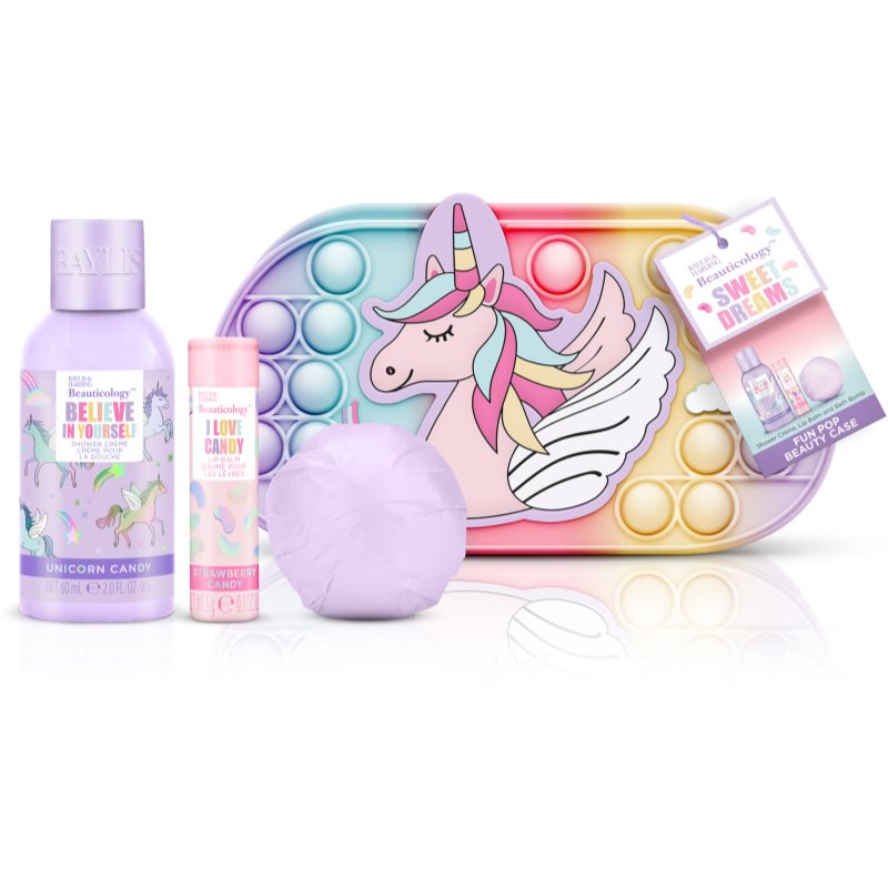 Baylis & Harding Beauticology Unicorn подаръчен комплект с калъфка