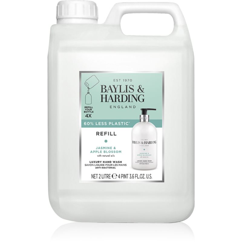 Baylis & Harding Jasmine & Apple Blossom течен сапун за ръце пълнител 2000 мл.