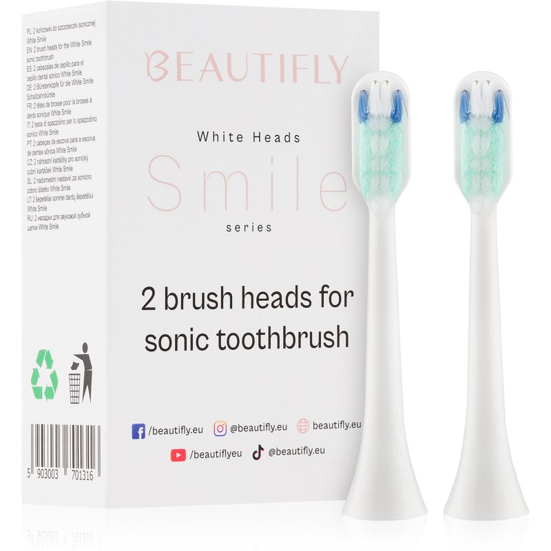 Beautifly White Smile Toothbrush Tips резервни глави за четка за зъби 2 бр.