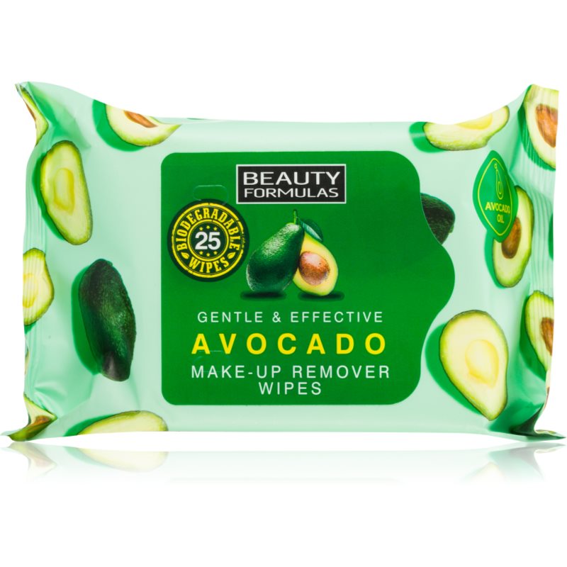 Beauty Formulas Avocado мокри кърпички 25 бр.