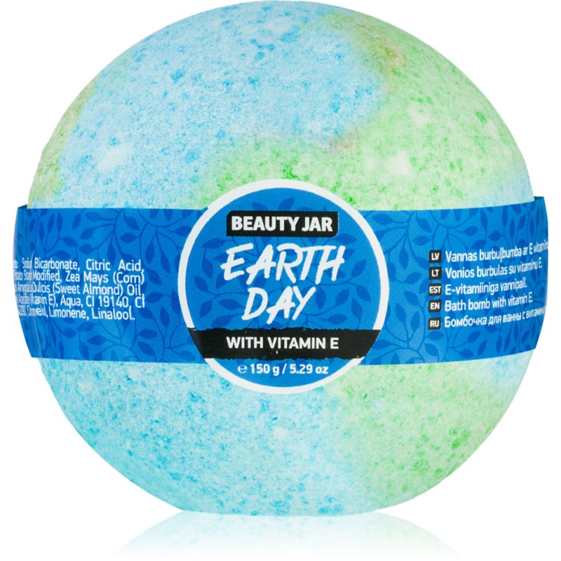 Beauty Jar Earth Day бомбичка за вана с витамин Е 150 гр.
