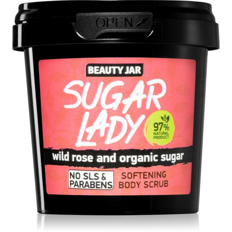 Beauty Jar Sugar Lady пилинг за тяло с аромат на малини 180 гр.