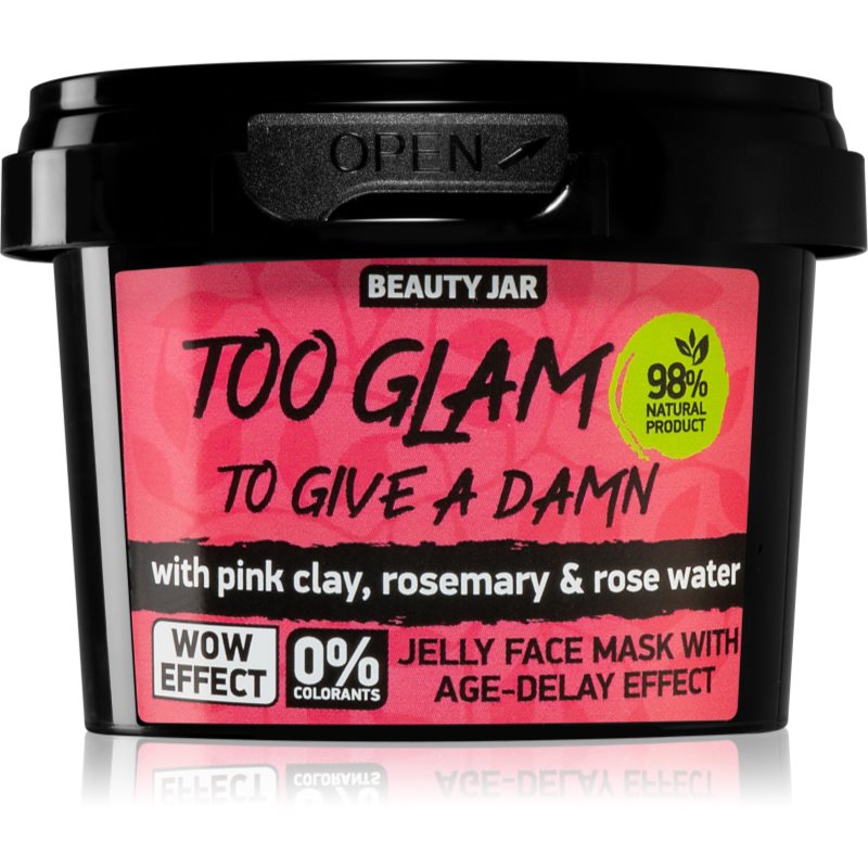 Beauty Jar Too Glam To Give A Damn гел маска против първите признаци на стареене на кожата 120 гр. на ниска цена