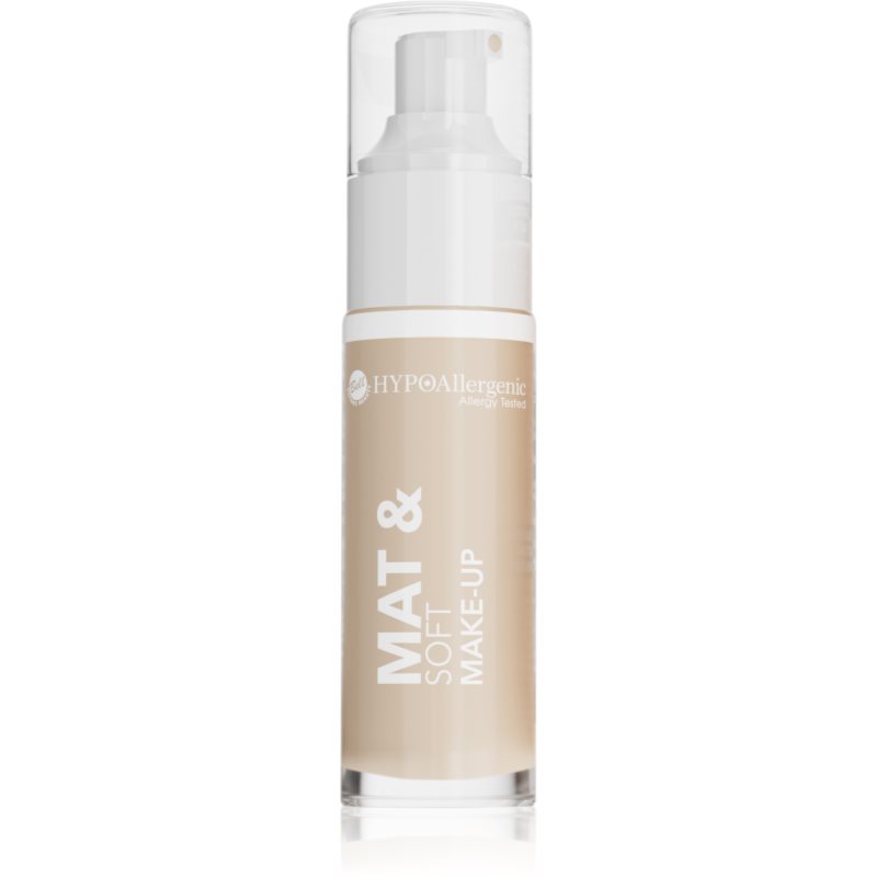 Bell Hypoallergenic Mat&Soft лек матиращ фон дьо тен цвят 02 Natural 30 мл.