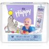 Bella Baby Happy SIze M еднократни подложки за смяна на пелените 40x60 cm 30 бр.