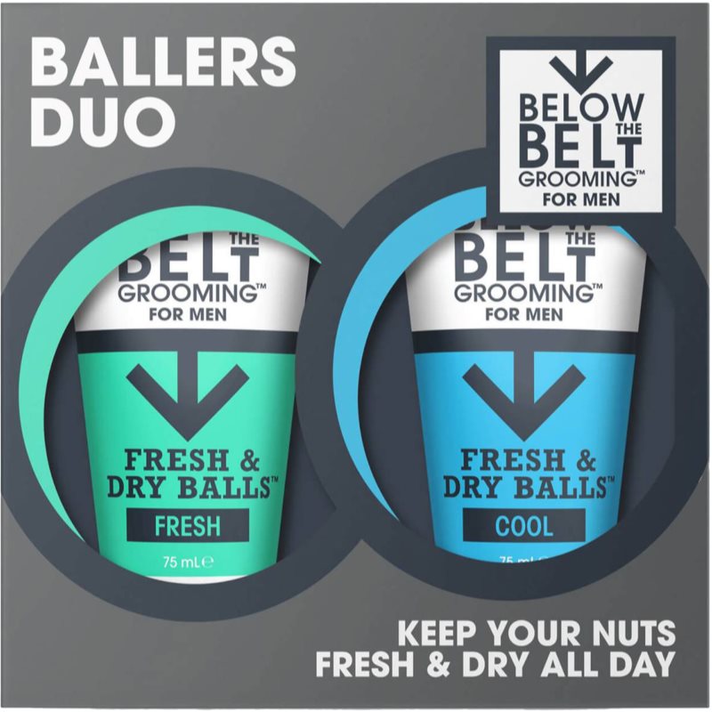 Below the Belt Grooming Fresh and Cool Ballers Duo подаръчен комплект за интимна хигиена 1 бр.