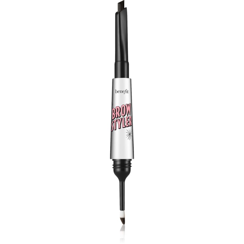 Benefit Brow Styler молив и пудра за вежди 2 в 1 цвят 6 Cool Soft Black 1