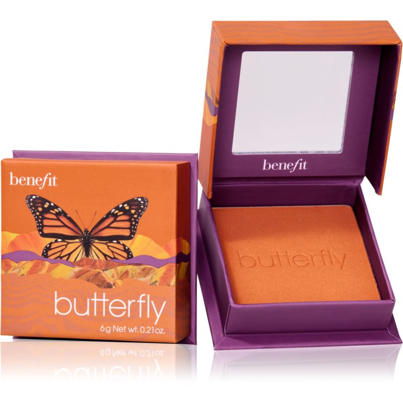 Benefit Butterfly WANDERful World руж - пудра цвят Golden orange 6 гр.