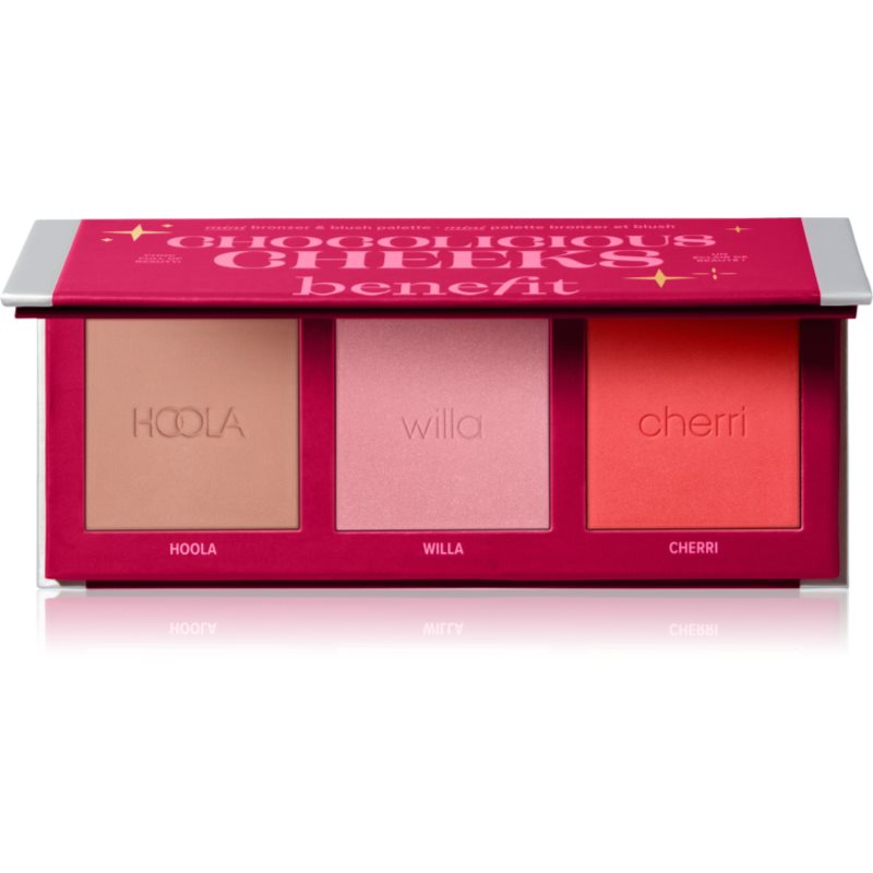 Benefit Chocolicious Cheeks мултифункционална палитра 3x2.5 гр.