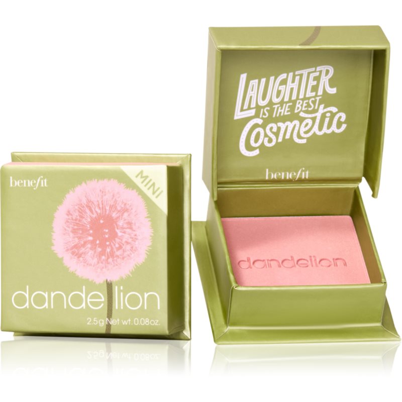 Benefit Dandelion WANDERful World Mini руж - пудра цвят Baby-pink brightening 2