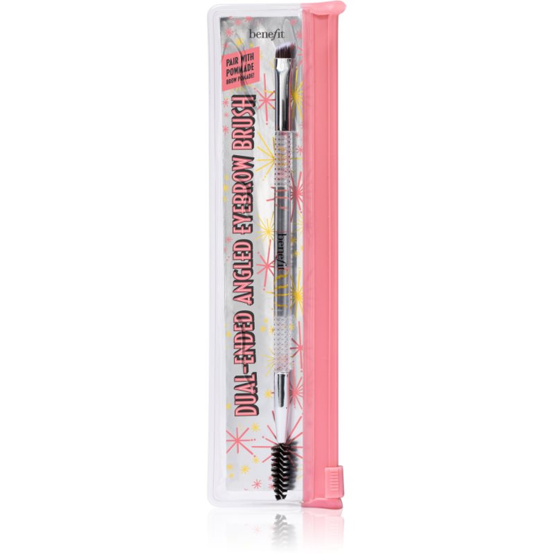 Benefit Dual-Ended Angled Eyebrow Brush двустранна четка за вежди 1 бр. на ниска цена