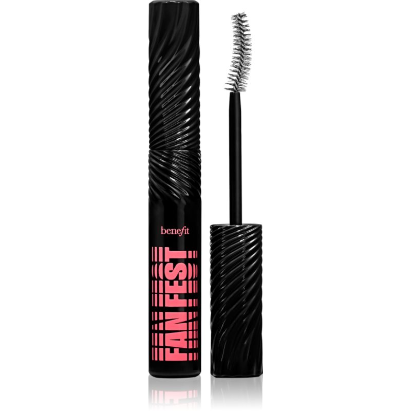 Benefit Fan Fest Fanning & Volumizing Mascara спирала за обем и сгъстяване на миглите цвят Hyper Black 8