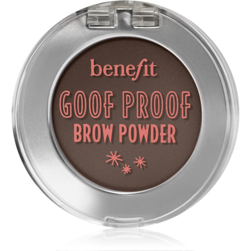 Benefit Goof Proof Brow Powder пудра за вежди цвят 4 Warm Deep Brown 1