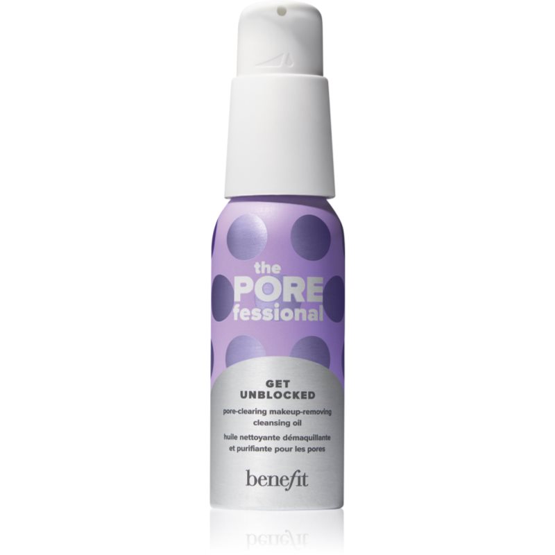Benefit The POREfessional Get Unblocked Mini почистващо и премахващо грима масло за изглаждане на кожата и минимизиране на порите 45 мл.