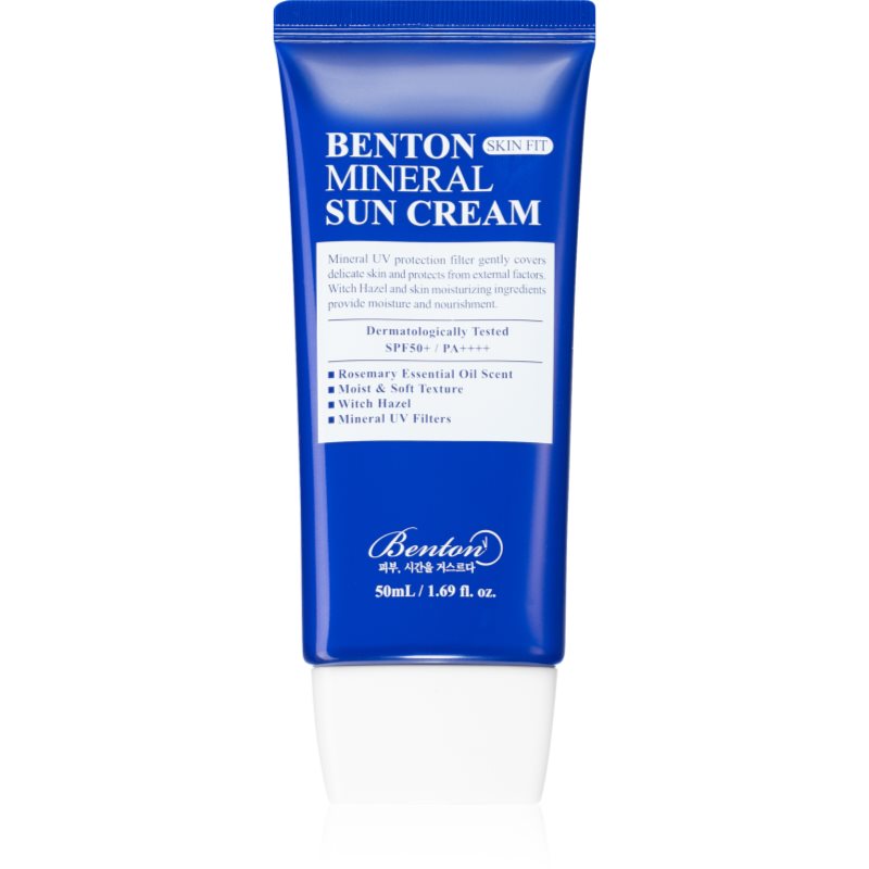 Benton Skin Fit Mineral минерален слънцезащитен флуид за лице SPF 50+ 50 мл.